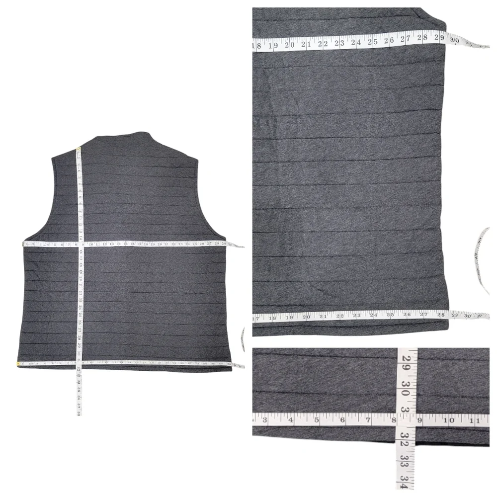Robert Barakett Gallagher Reversible Vest Sportswear Black Grey Men's 3XL - Picture 12 of 17